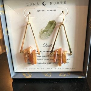 Luna Norte Quartz Earrings